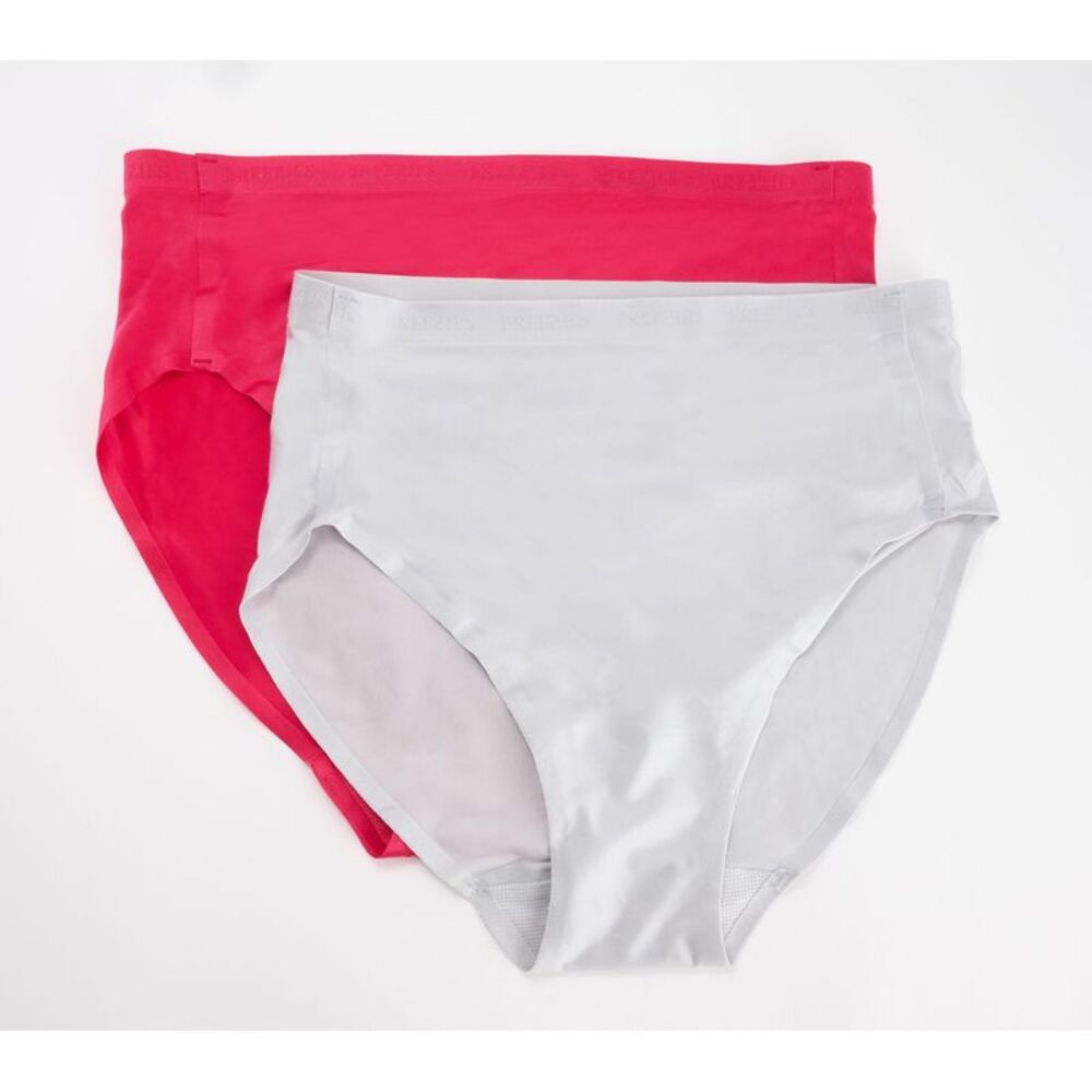 Gloria Vanderbilt Women's Plus Sz Panties 1X Breezies Multi-colored